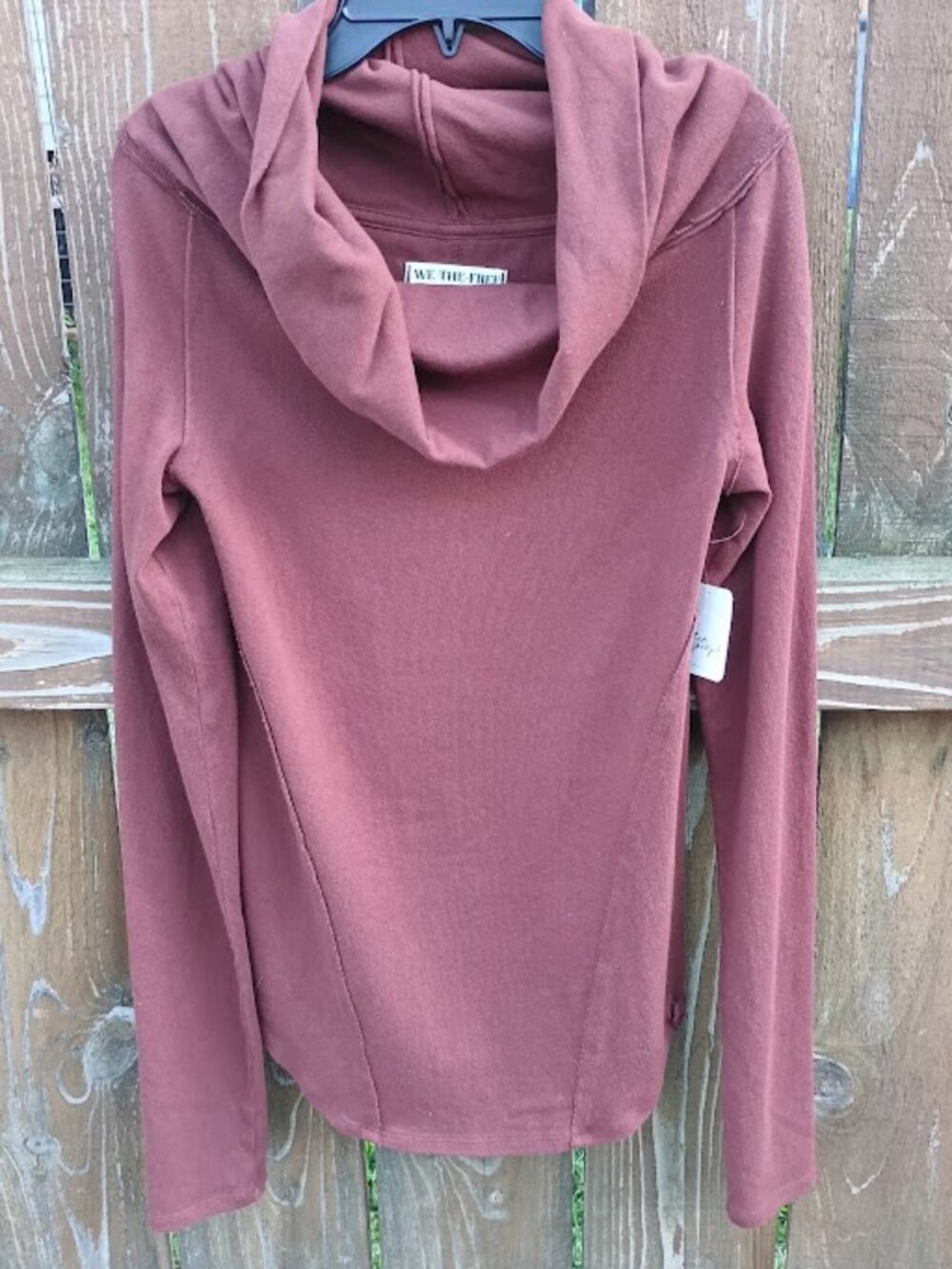 Free People We The Free Cowl Neck Top Sz. M NWT